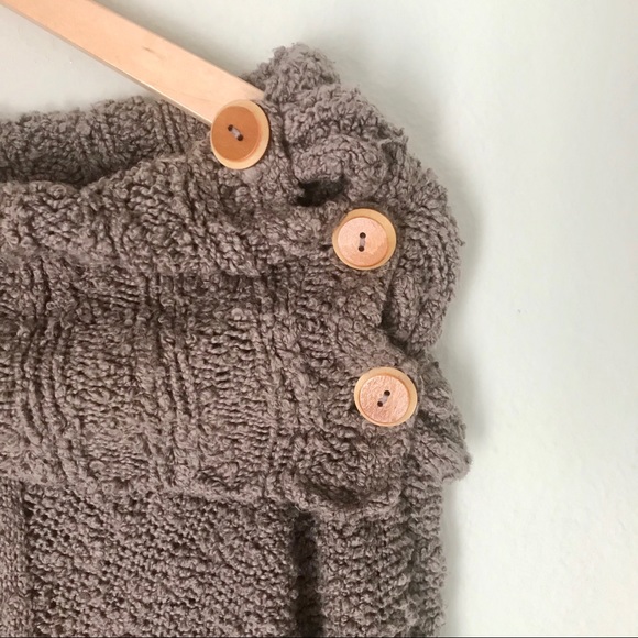 Anthropologie Moth Nubby Chunky Cowl Knit Sweater - Picture 3 of 16